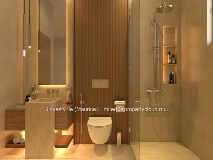 JINVESTY MAURITIUS : 3-bedroom ensuite penthouse with private pool in Mont Choisy | Palm Prestige