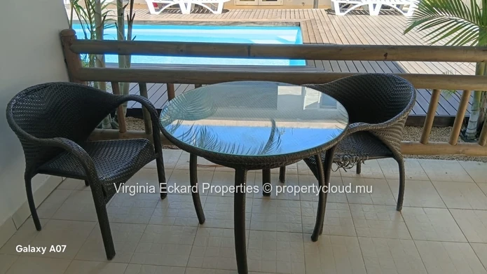 Appartement meublé 2 ch 100m² avec piscine à Grand Baie