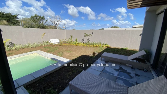 Maison meublée 3 chambres avec piscine à louer à Grand Baie