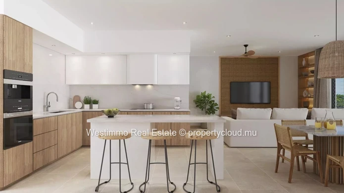 Appartement spacieux, moderne avec une vue Morne et jardin privé