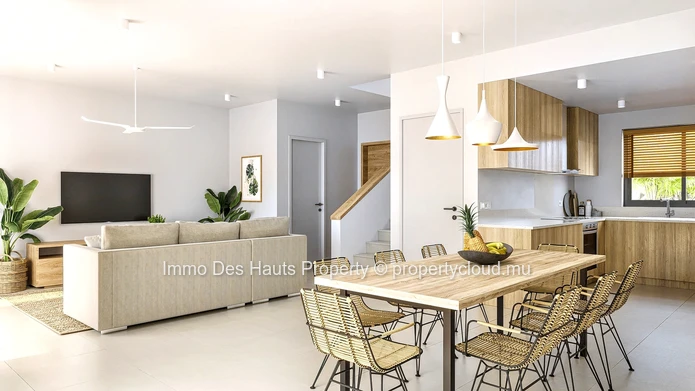 Duplex  de 3 chambres en vente Flic en Flac 