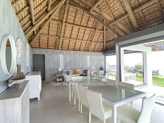 Waterfront 3-Bedroom Villa for Rent in Grand Baie with Private Pool