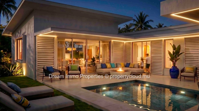 Beautiful Modern 3-Bedroom Villas Just 100 M From The Sea In Trou Aux Biches - Mauritius