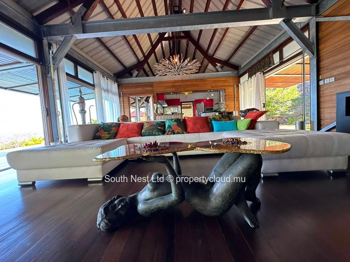 Exceptional Wooden Chalet On The Heights Of Rivière Noire.