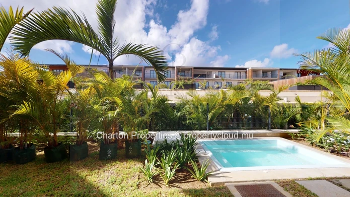 2 Bedroom Ensuite Apartment with Private Garden and Pool in Mont Choisy