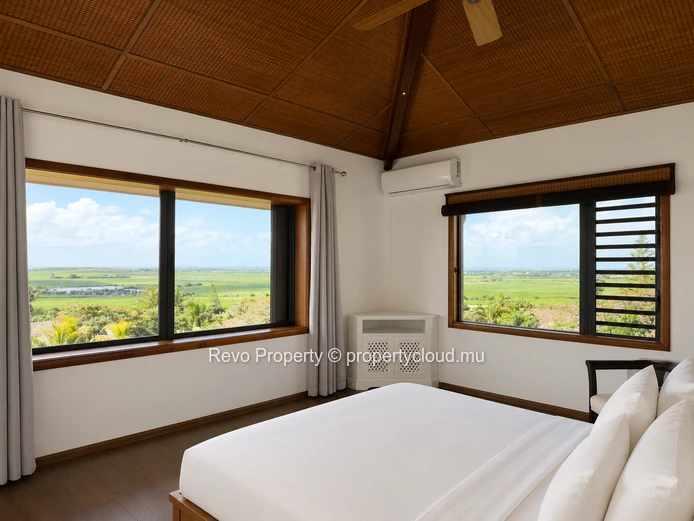 A 6-Bedroom Hillside Sanctuary with Panoramic Ocean Views.