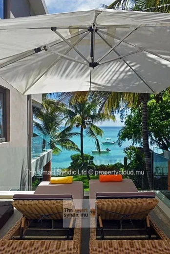 Beachfront apartment for sale.