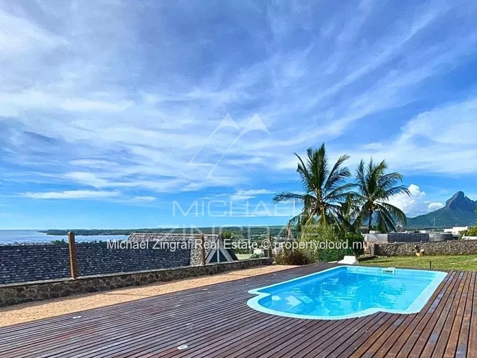 Spacious Family Home with Sea & Mountain Views – Tamarin