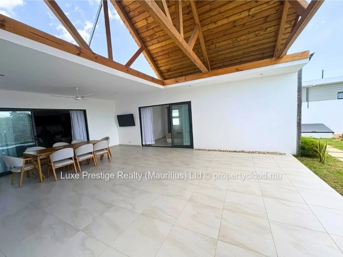 Brand-New Solar-Powered 3-Bedroom Ensuite House with Private Pool for Rent in Grand Baie | Rs 120,000 per Month