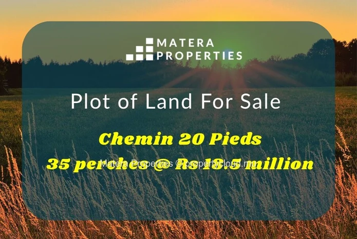 1,488m² Prime Residential Land for Sale in Chemin 20 Pieds