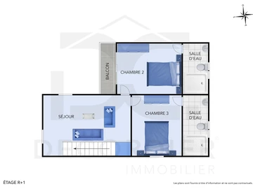 Maison de 3 Chambres