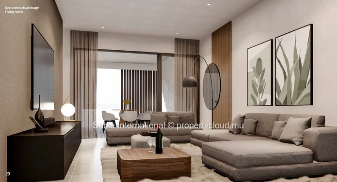 Beachfront Luxury Living in Grand Baie - Spacious 3-Bedroom Apartment with Pool, Sea View, and Rooftop Access 