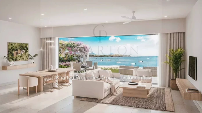 1-Bedroom Waterfront Apartment with Private Garden