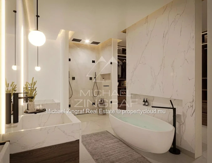 Sky villa with panoramic seaviews in Pereybere