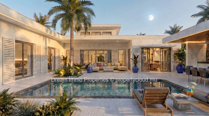 Beautiful Modern 3-Bedroom Villas Just 100 M From The Sea In Trou Aux Biches - Mauritius