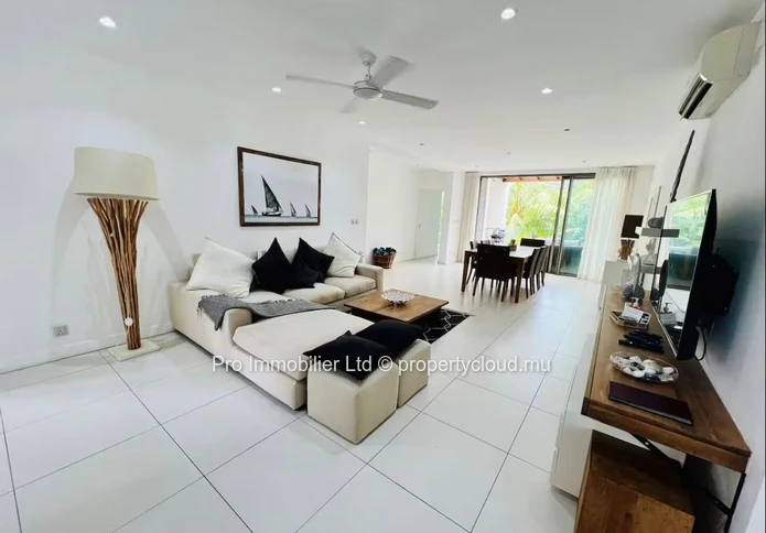 Spacious 3-bedroom first-floor apartment for sale at La Balise Marina, Black River. 