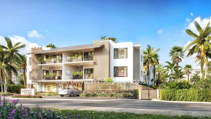 2 Bedroom Apartment  ground floor for sale Tamarin 