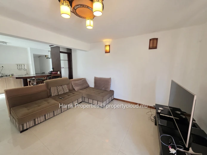 Beautiful 1st-floor duplex available for rent in a nice and secure residence in Grand Baie