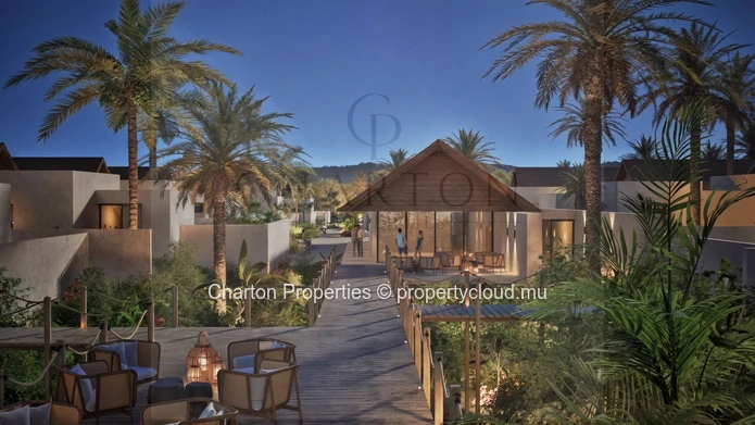 Contemporary 2-bedroom villa with private pool in Pointe d'Esny