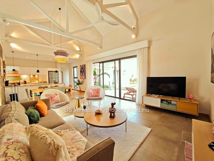 À Vendre – Villa De Plain-Pied Meublée - Résidence Sécurisée À Grand Baie