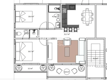 2 Bedroom Apartment