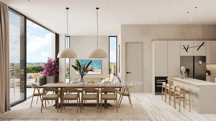 Grand Baie - Spacieux penthouse de 3 chambres
