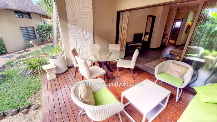 Appartement de 2 chambres en rez-de-jardin