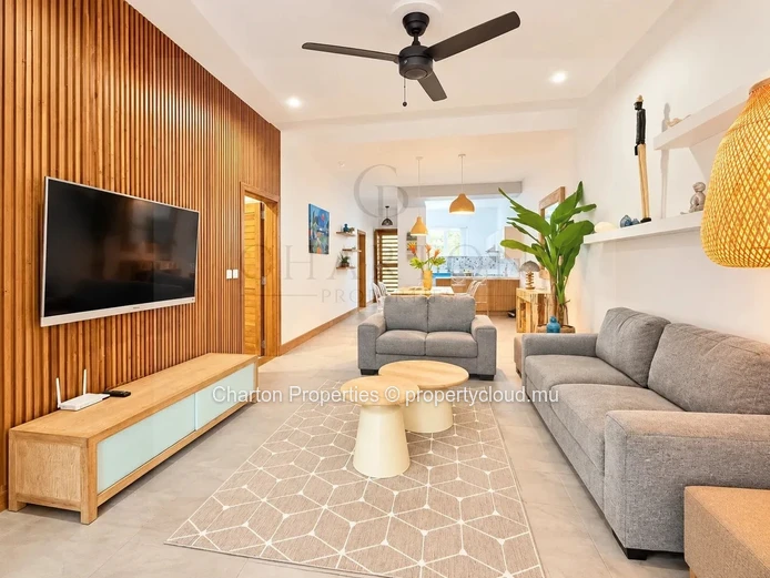 Appartement d’une chambre avec piscine privative et balcon-terrasse à Bain-Bœuf