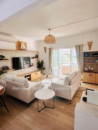 Beachfront Duplex for Rent on the West Coast | Direct Beach Access & Le Morne Views