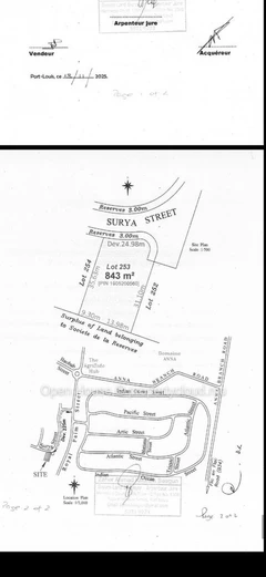 Terrain résidentiel de 843 m² à vendre à Flic en Flac
