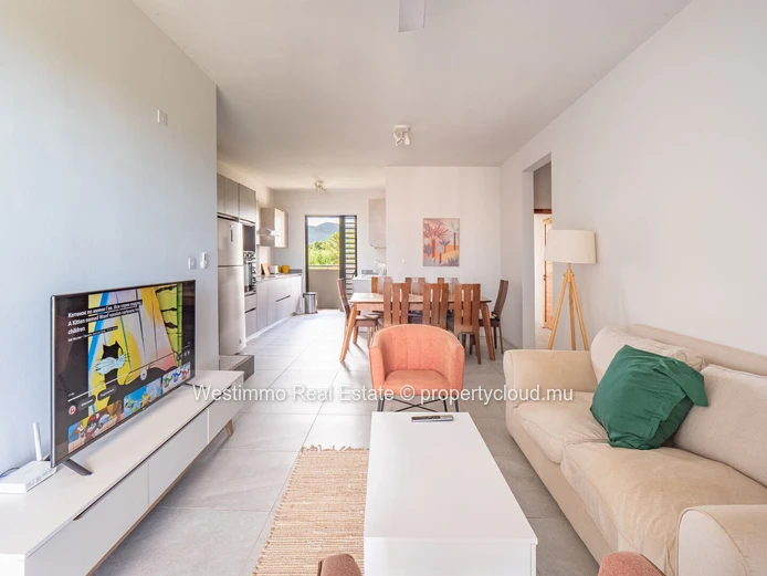 Furnished apartment for rent in Flic en Flac with rooftop