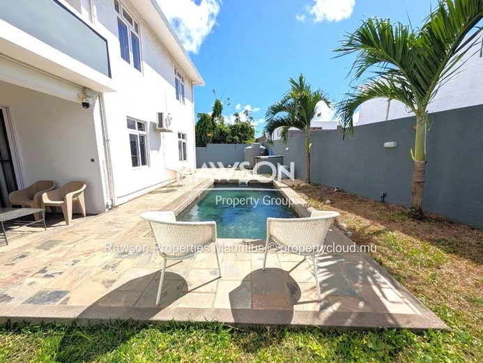 Furnished 3 Bedroom Ground Floor Apartment | Private Pool And Garden | Garage | Trou Aux Biches