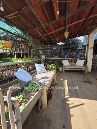 Maison au style mauricien, en vente locale a pereybere
