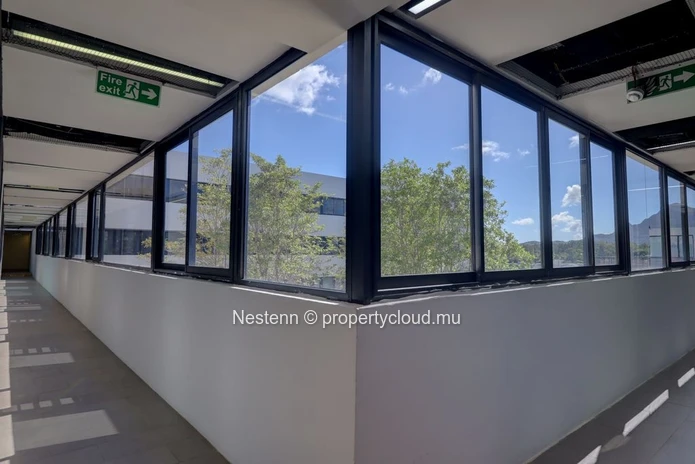 Modern office in Ebène with mountain view, air conditioning, private lift, alarm system, and free access to meeting r...