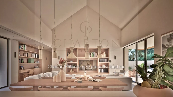 Contemporary 2-bedroom villa with private pool in Pointe d'Esny