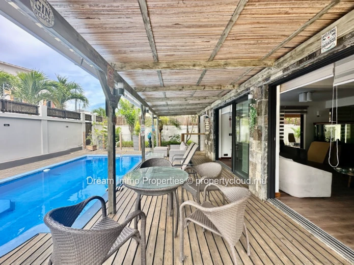 Sublime Villa 3Ch Avec Toit Terrasse & Vue Mer A Flic En Flac – Ile Maurice