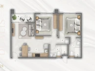 2 Bedroom Apartment