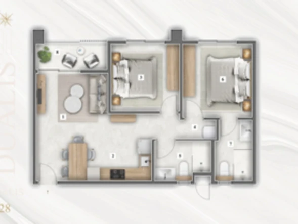 2 Bedroom Apartment