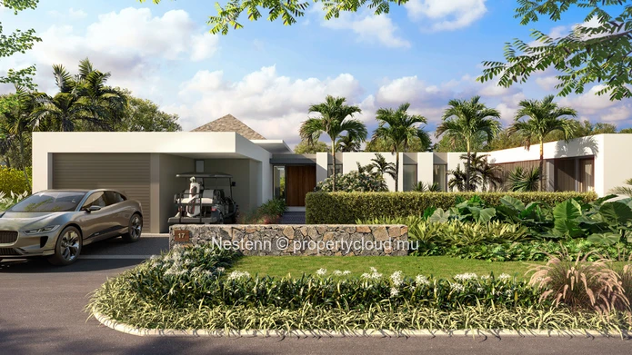 Contemporary 3 bedroom villa with sea view