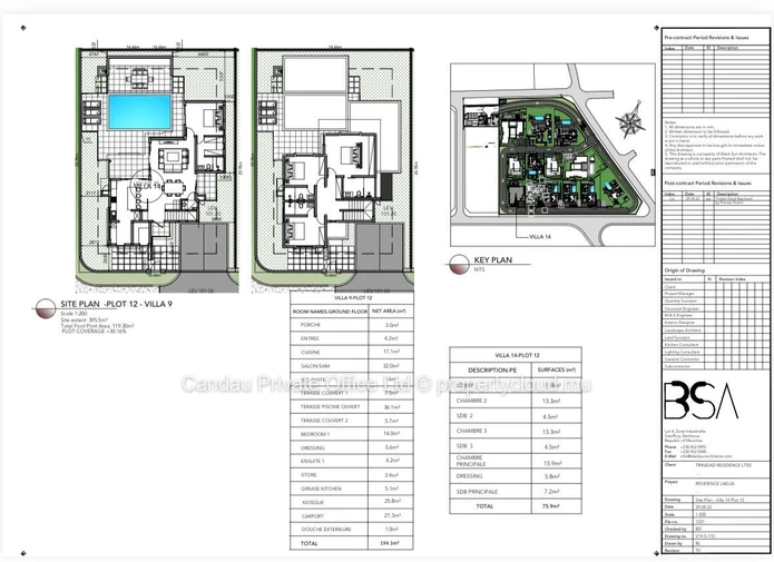 LAELIA VILLAS – TROU AUX BICHES - VILLA 3/4 CHAMBRES - 100m DE LA PLAGE!