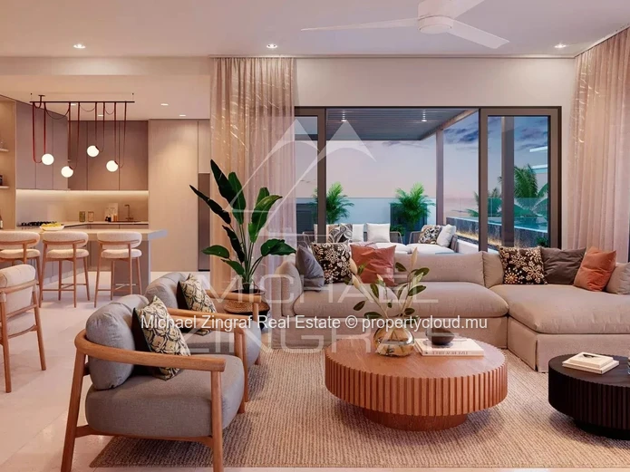 Luxury 3-Bedroom Penthouse with Private Rooftop Pool – Belle Mare