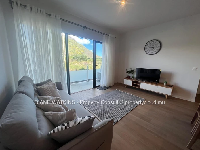 Appartement moderne de 2 chambres à louer à Tamarin