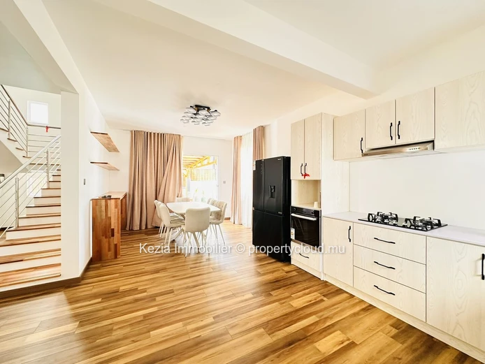Elegance Of Wood And Stone In Trou Aux Biches