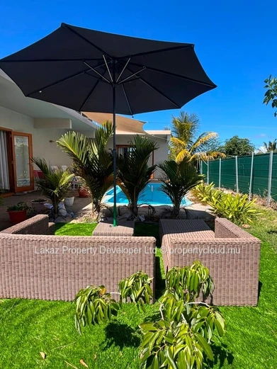 Maison meublée 200m² avec piscine privée à louer à Grand Gaube