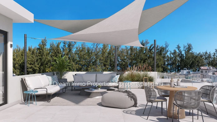 2 Minutes From The Sea! Beautiful Sea View Penthouse With Private Rooftop In Flic En Flac – Mauritius
