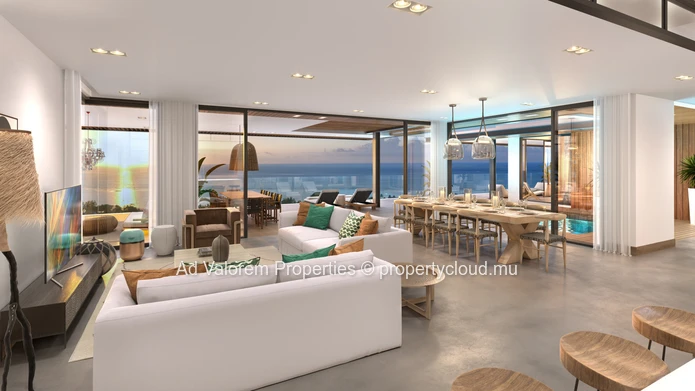 Resale - Upcoming Availability of a Penthouse with Scenic Panorama - Tamarin