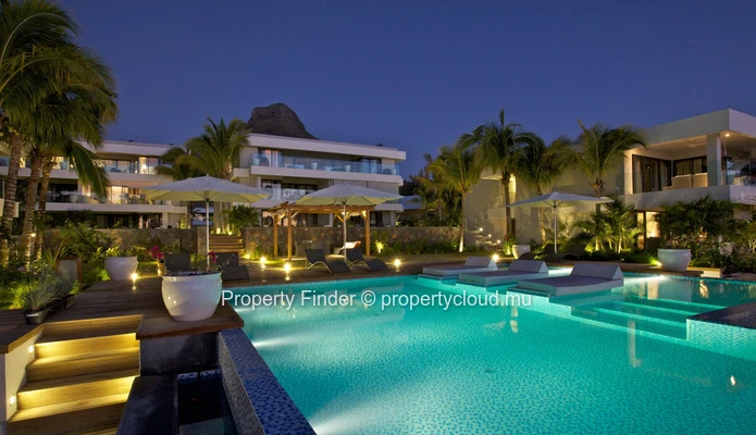 Beachfront 3-Bedroom Apartment with Lagoon Views – West Coast Mauritius