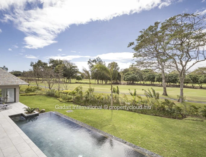 Architect-Designed 4-Suite Villa with Pool and Golf View in Anahita, Mauritius