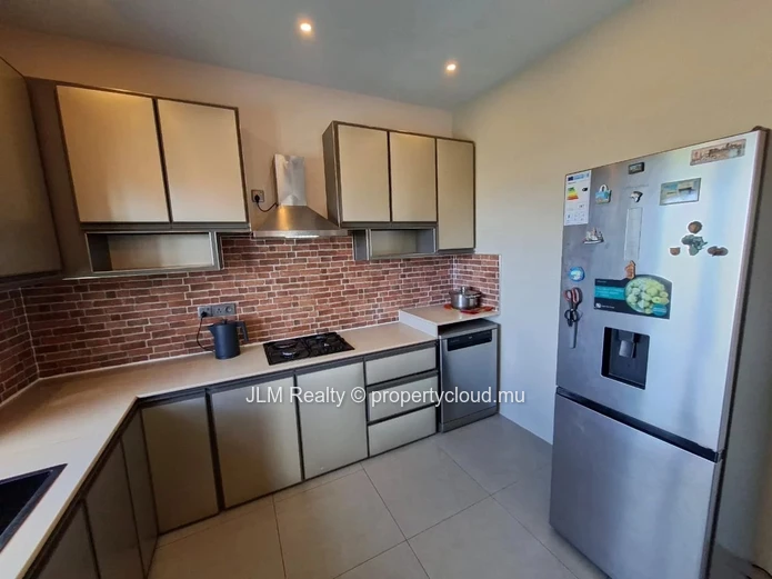 Contemporary Villa for Long-Term Rent in a Secure Estate in Flic en Flac, Mauritius