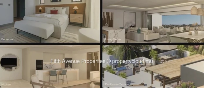 Cap Malheureux - Off-Plan 3-Bedroom Sea View Apartment